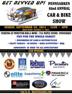 Just Plain Silly will be entertaining at the Pennsauken Car and Bike Show today beginning at 11 a.m.